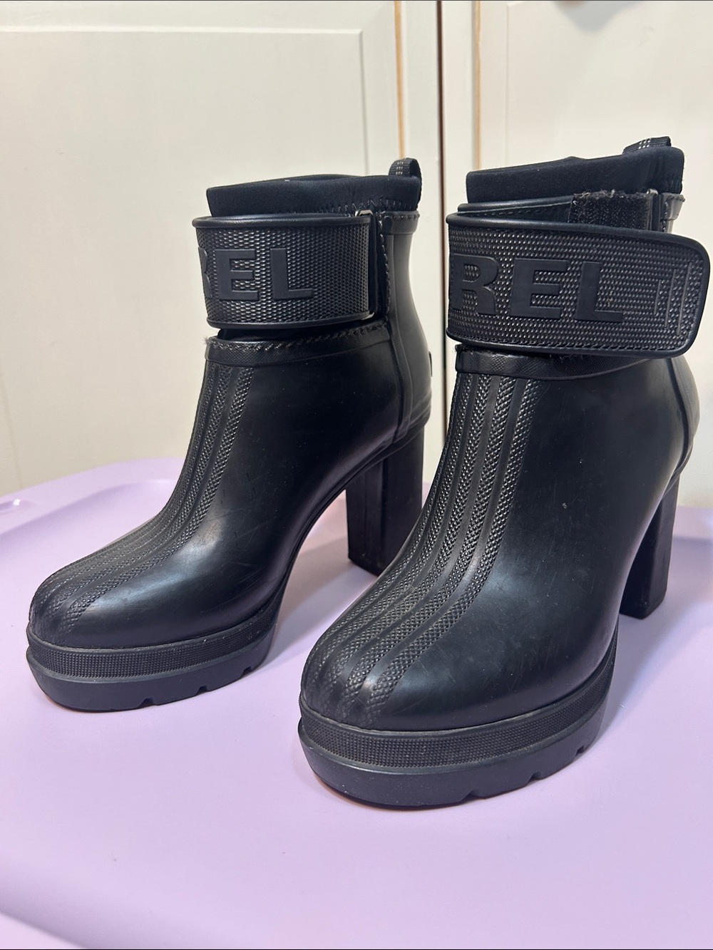 Sorel Heeled Rain Boot - Picture 2 of 5